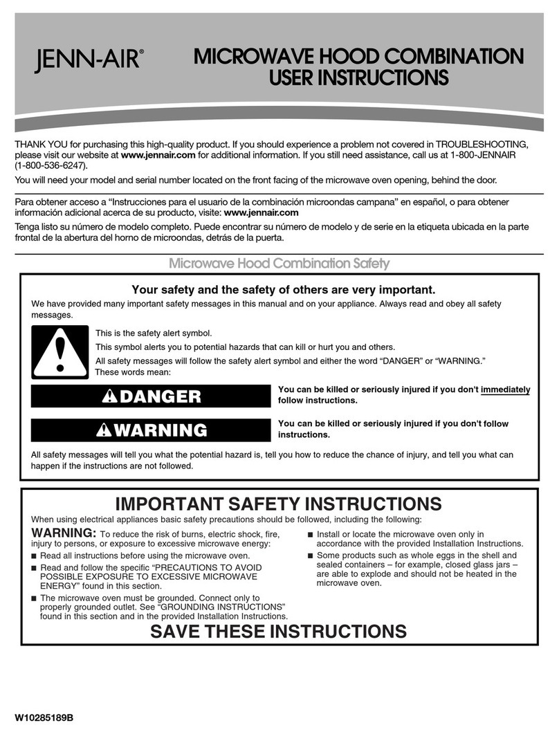 Jenn-Air JMV9186WP user manual