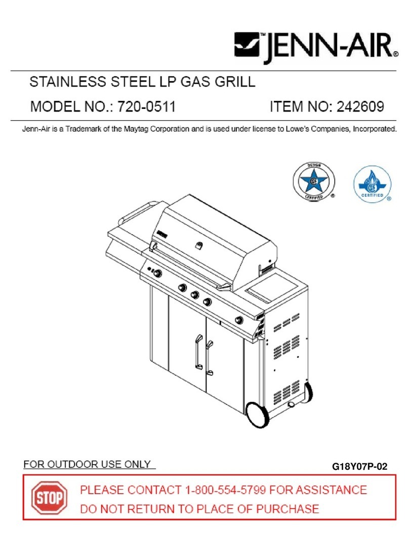 Jenn-Air 720-0511 User manual