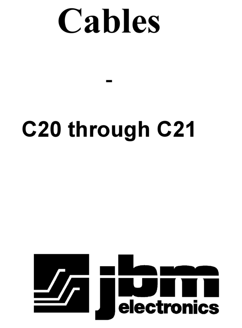 JBM electronics C20 through C21 user manual