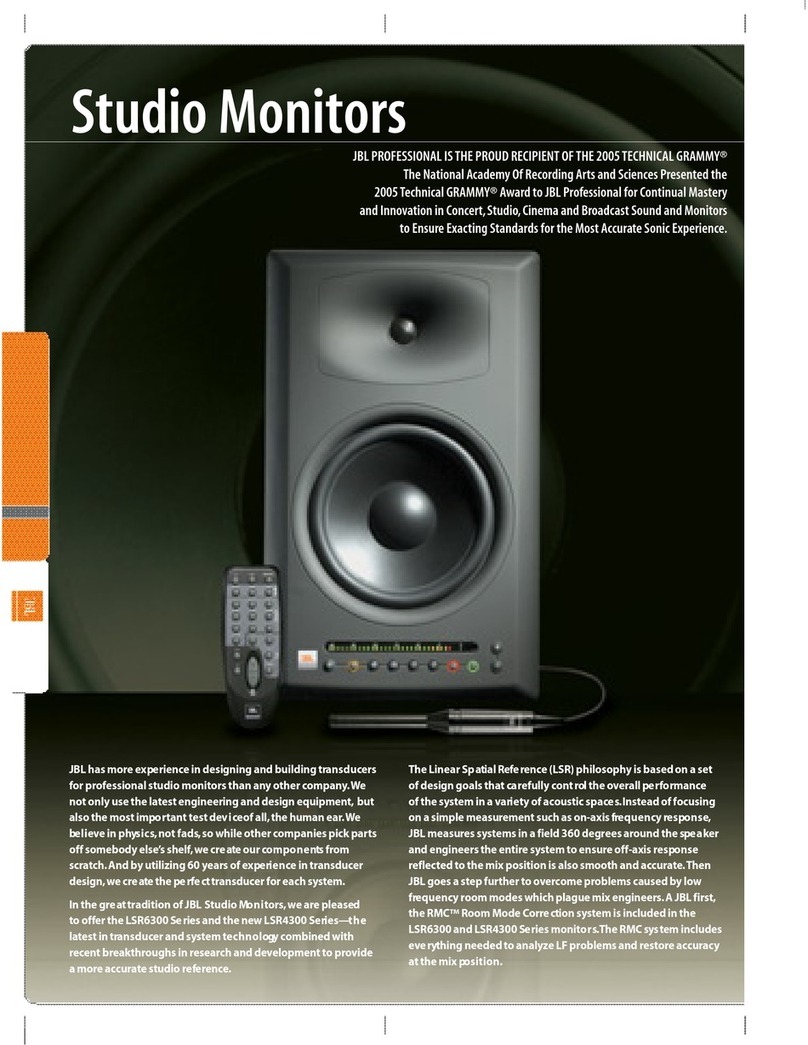 JBL LSR4326P User manual
