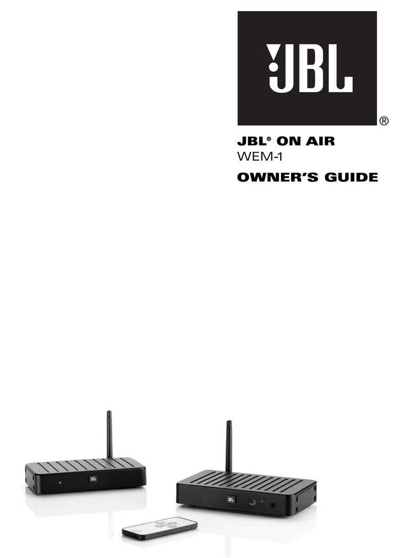 JBL WEM-1 owner's guide
