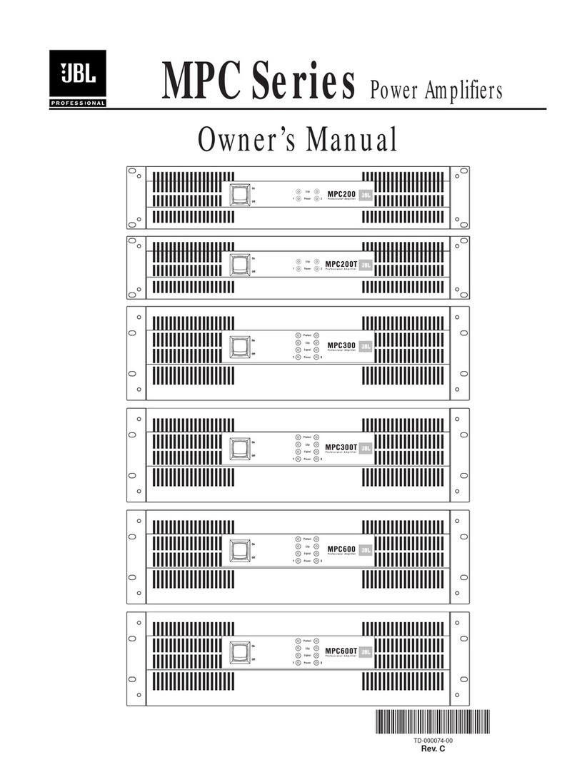 JBL MPC User manual