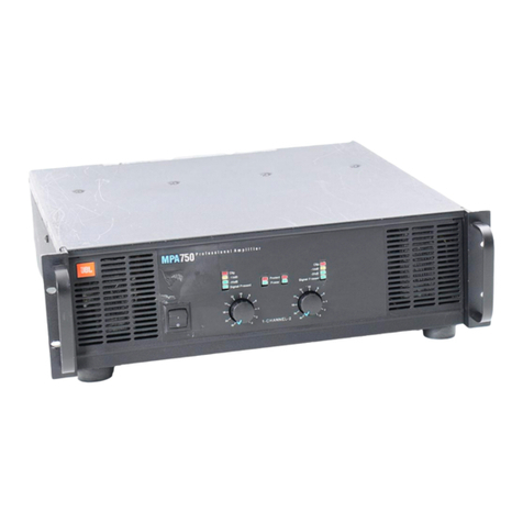 JBL MPA1100 User manual