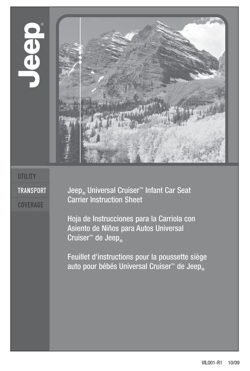 Jeep UNIVERSAL CRUISER VIL001-R1 instruction sheet