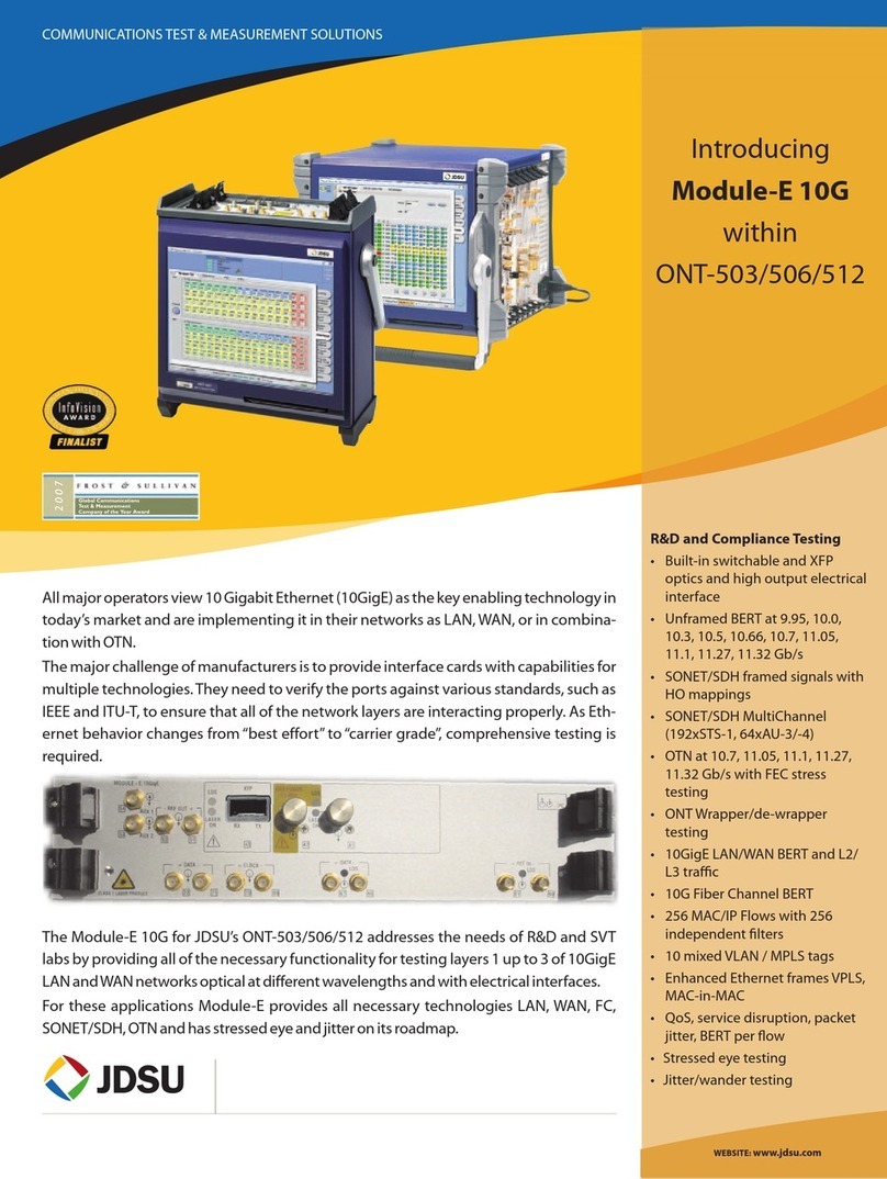 JDS Uniphase Module-E 10G introduction