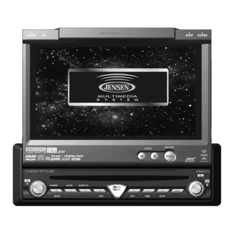 Jensen Mobile Multimedia AM/FM/DVD Receiver VM9311 User manual