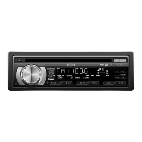 Jensen MP6212 - CD/MP3/WMA/Receiver User manual