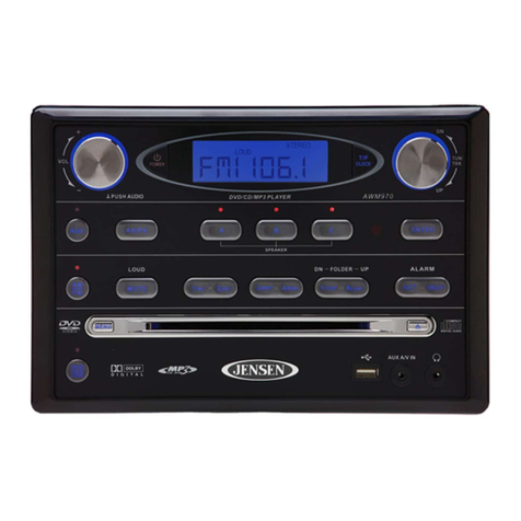 Jensen AWM970 User manual