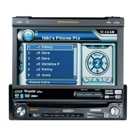 Jensen VM9512 - Motorized Touch-Screen Multimedia... Installation and operation manual Jensen VM9512 - Motorized Touch-Screen Multimedia... Installation and operation manual