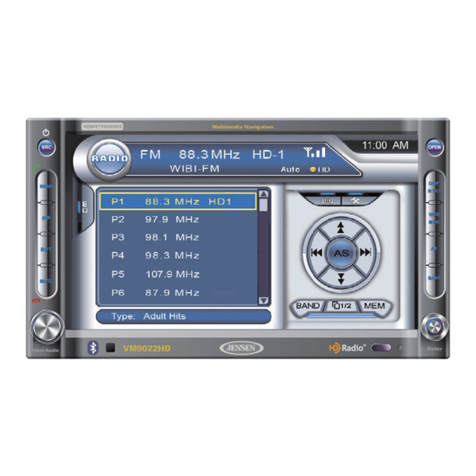 Jensen VM9022HD - AM/FM HD Radio User manual