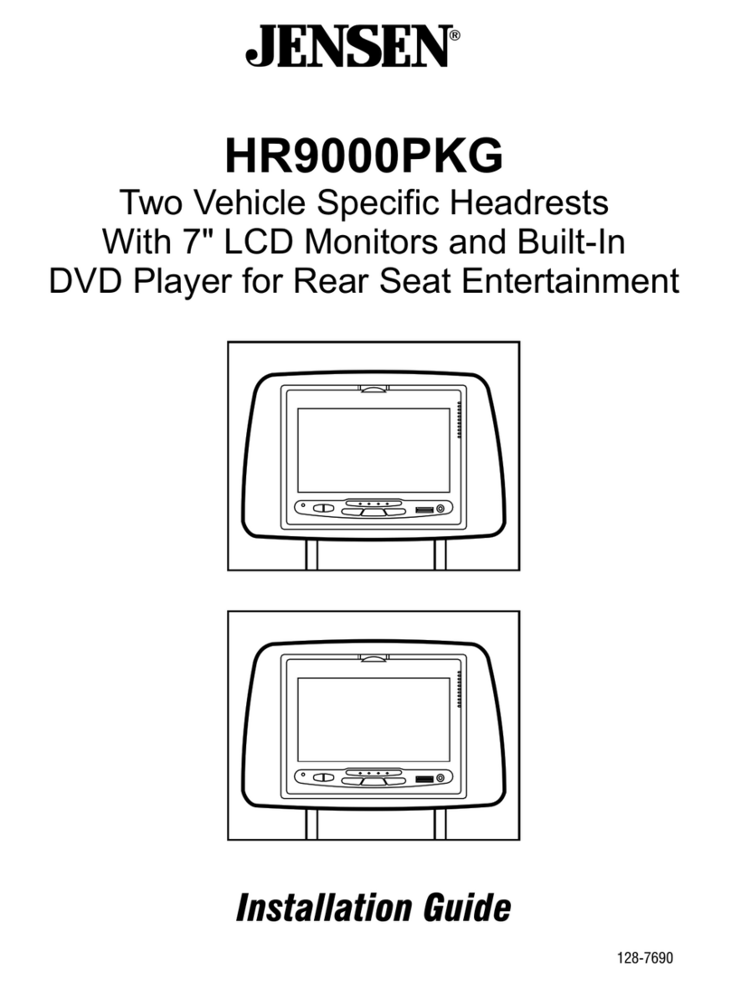 Jensen HR9000PKG User manual Jensen HR9000PKG User manual