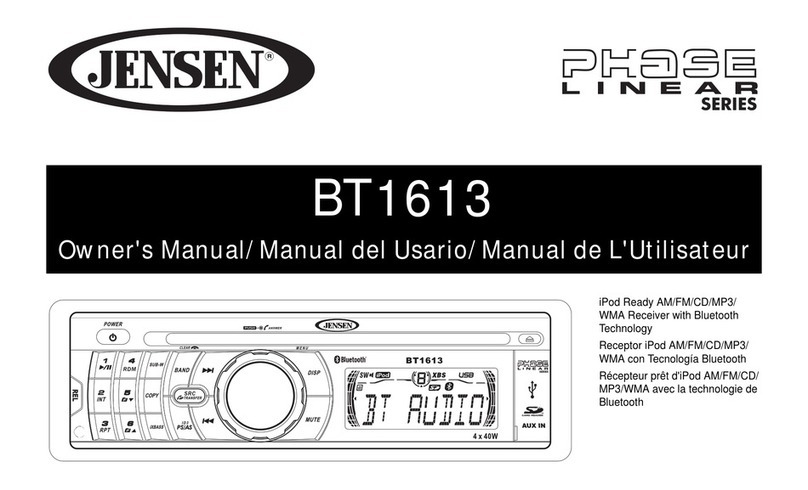 Phase Linear Phase Linear BT1613 User manual