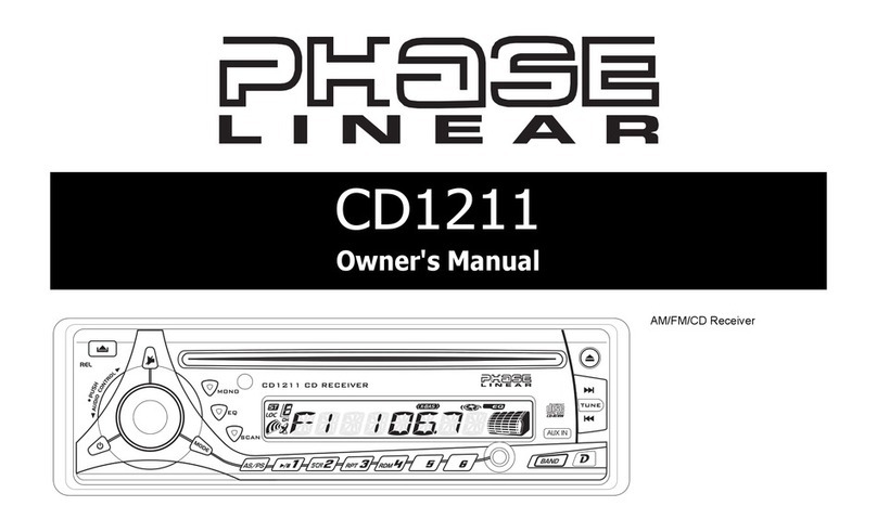 Phase Linear Phase Linear CD1211 owner's manual
