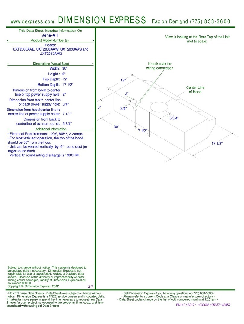 Jenn-Air UXT2030AAW User manual