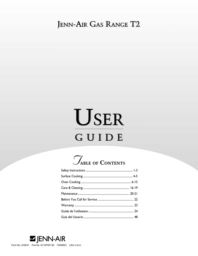 Jenn-Air T2 user guide