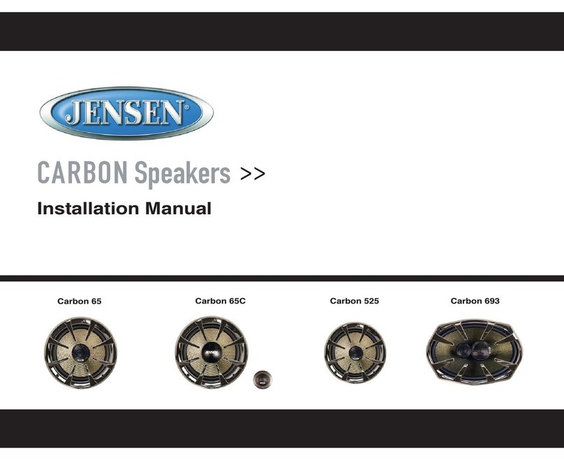 Jensen Carbon 65C User manual