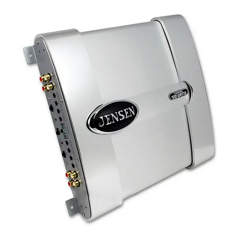 Jensen PS475 Installation & operation manual