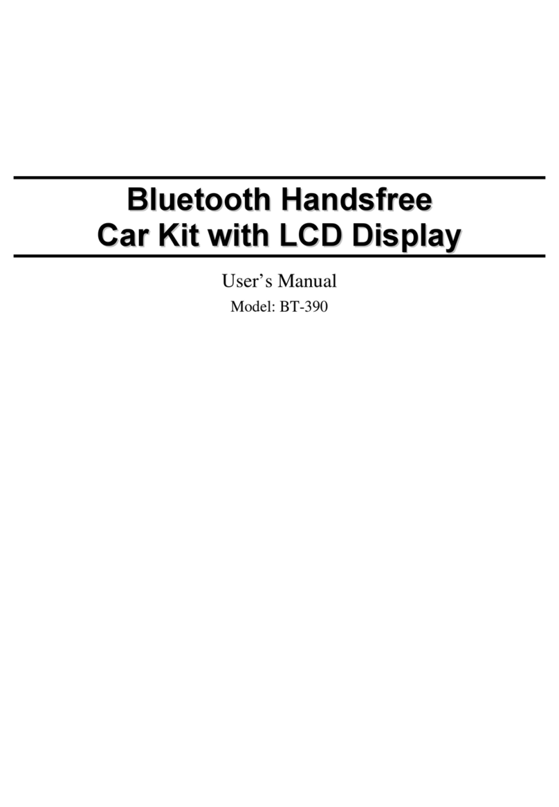 Jensen BT-390 user manual