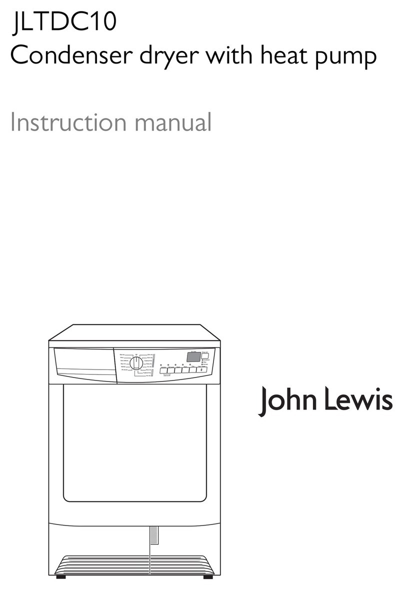 John Lewis U33046 JLTDC10 User manual John Lewis U33046 JLTDC10 User manual