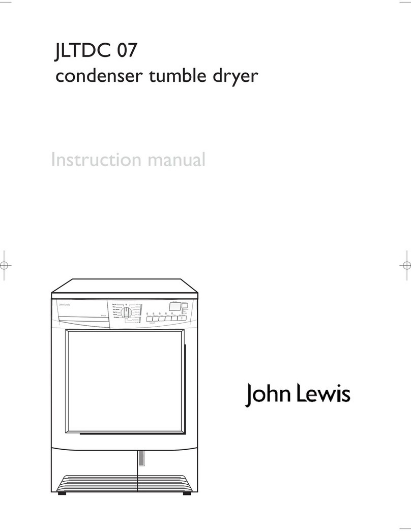 John Lewis U30401 JLTDC 07 User manual John Lewis U30401 JLTDC 07 User manual