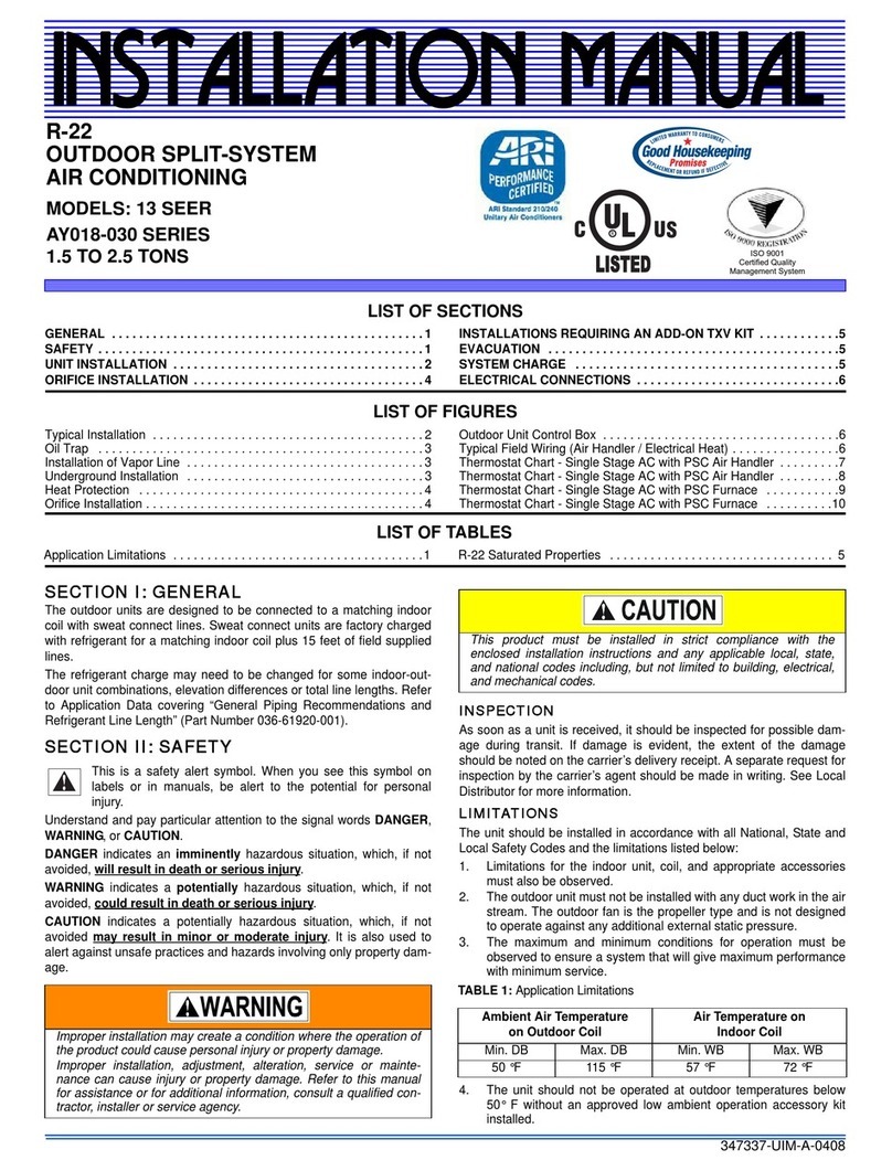 Johnson Controls 13 SEER - GCGD User manual