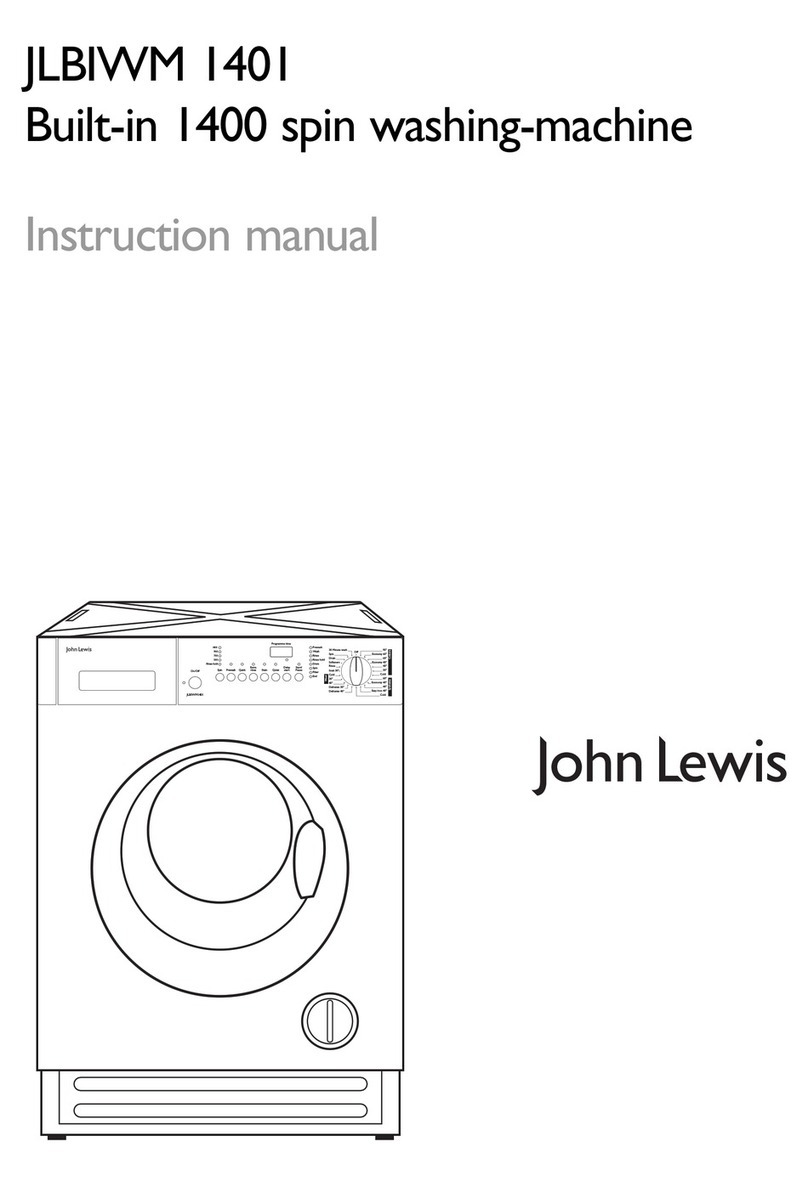 John Lewis JLBIWM1401 User manual
