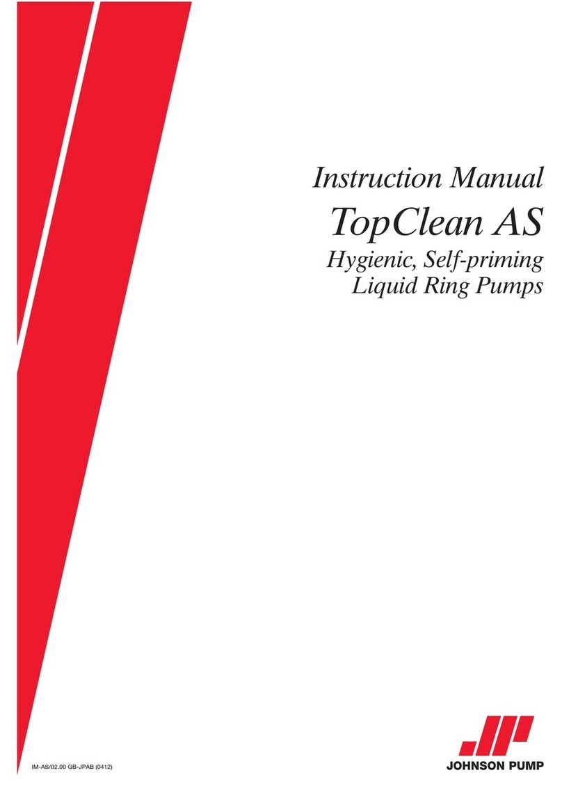 Johnson Pump TopClean AS instruction manual
