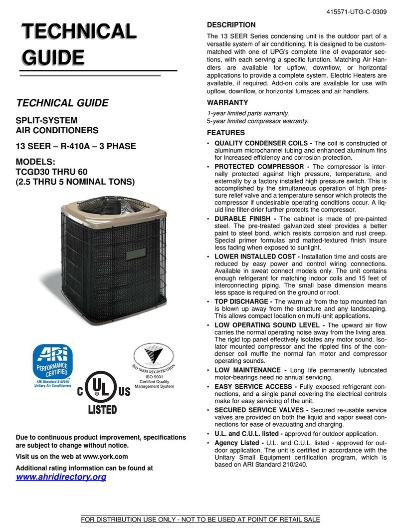 Johnson Controls TCGD30 Quick start guide