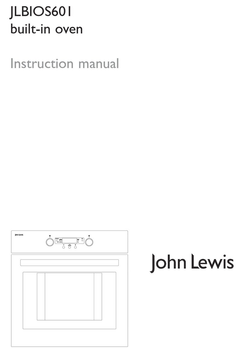 John Lewis JLBIOS601 instruction manual
