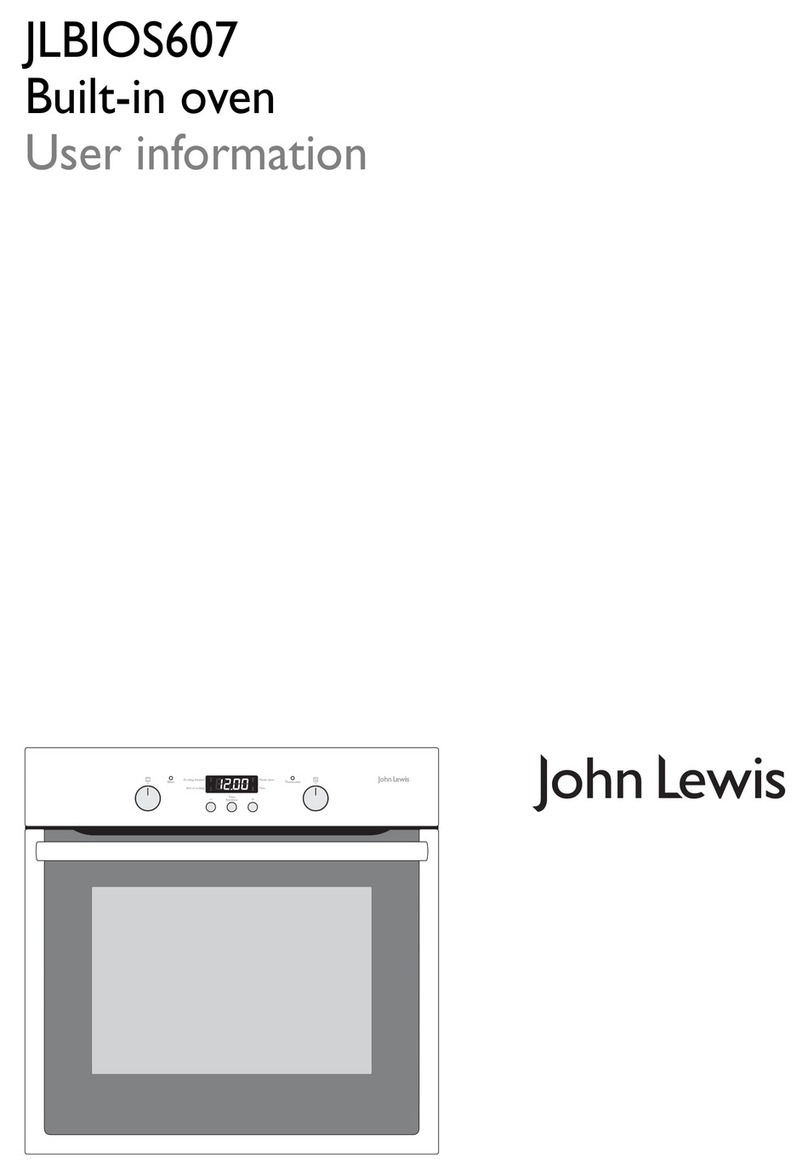 John Lewis JLBIOS607 User information