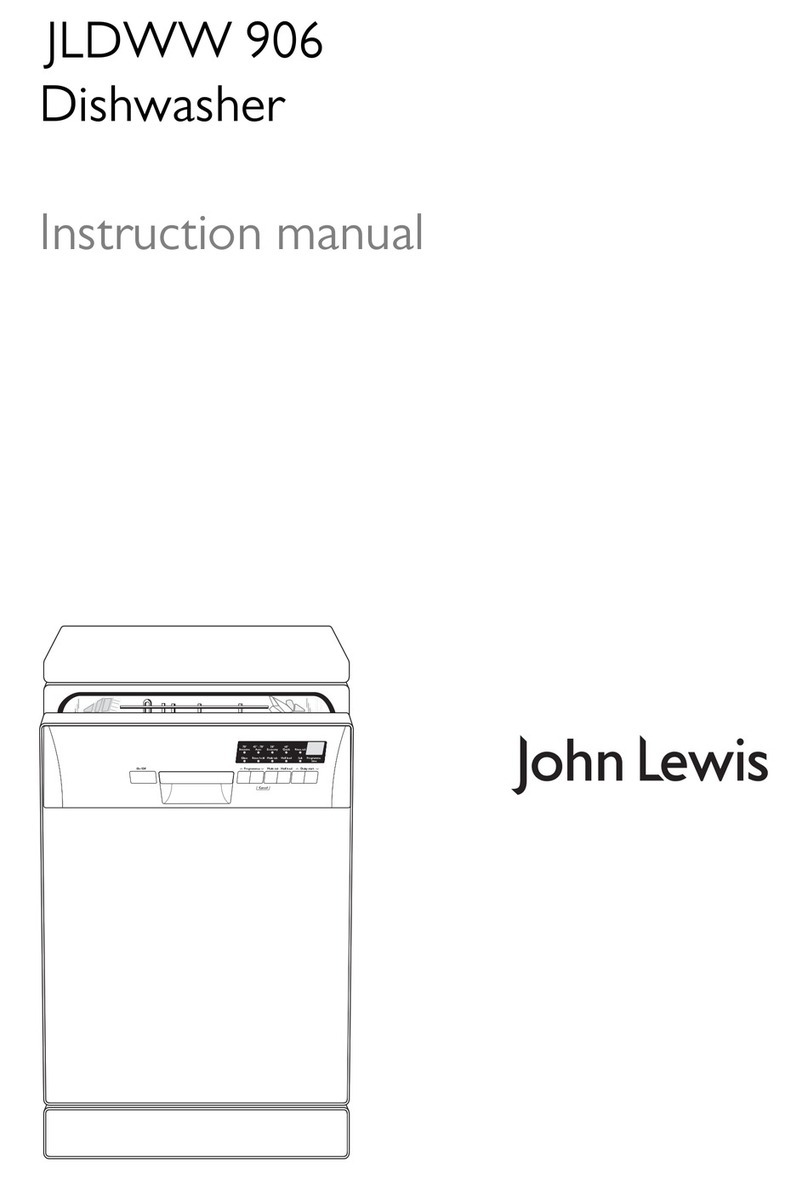 John Lewis JLDWW 906 instruction manual