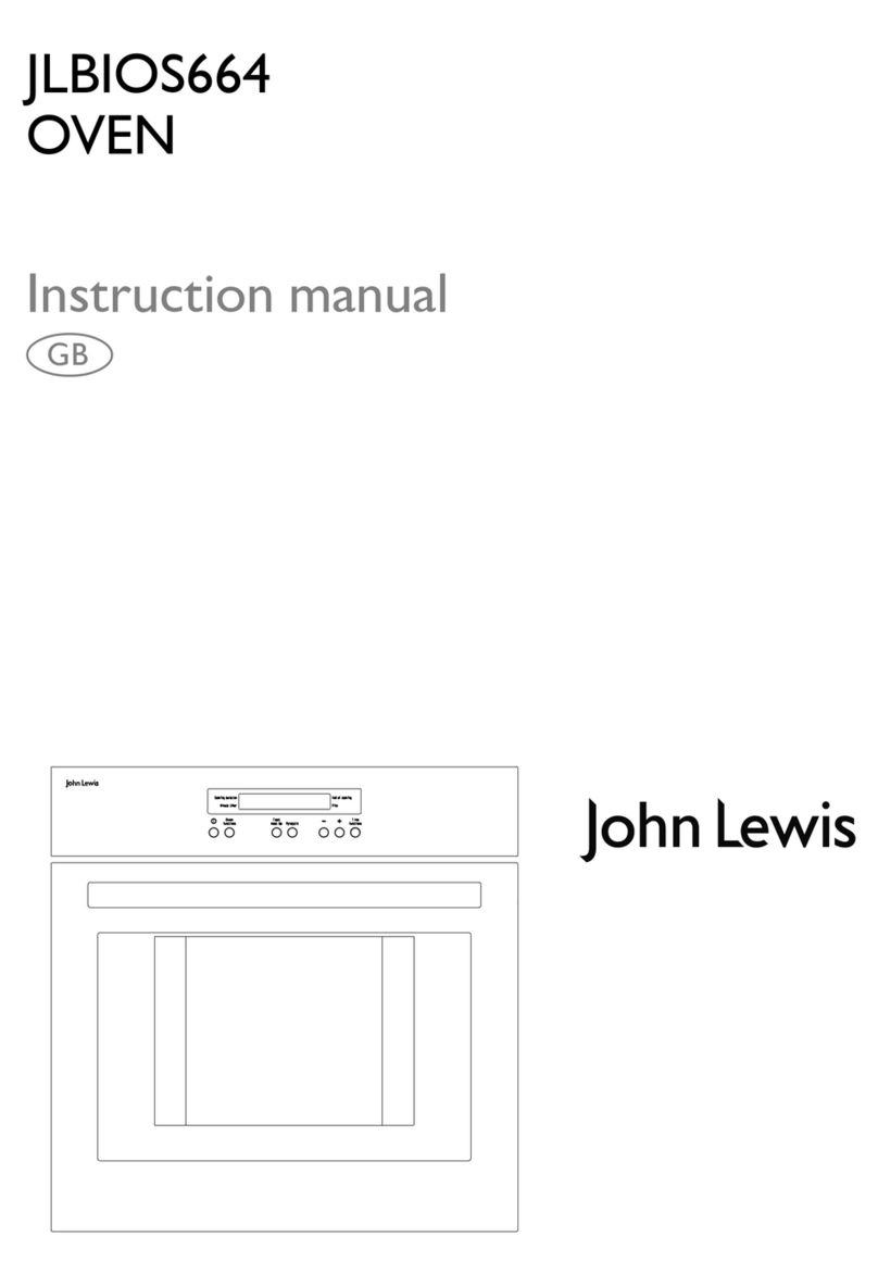 John Lewis JLBIOS664 instruction manual