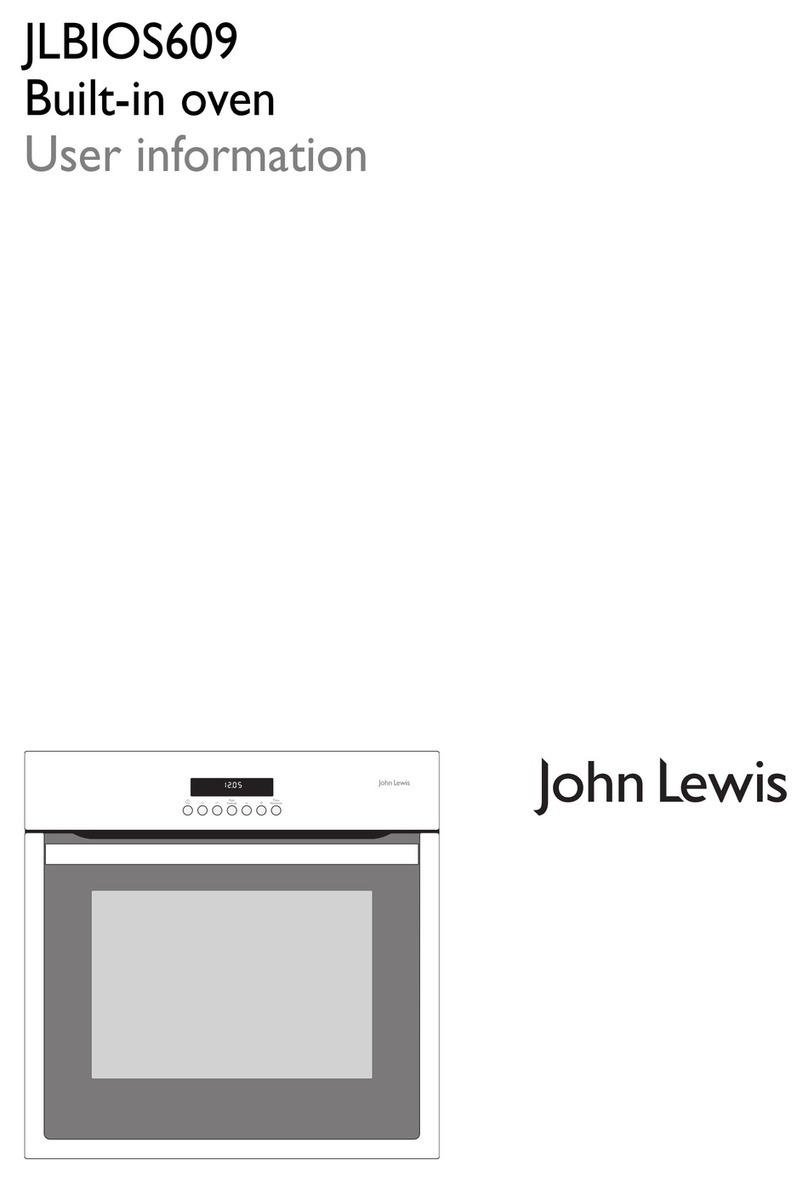 John Lewis JLBIOS609 User information