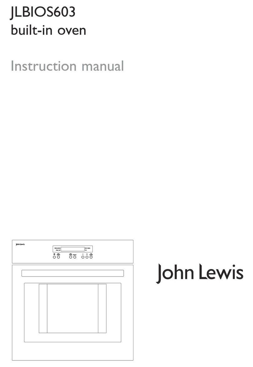 John Lewis JLBIOS603 instruction manual