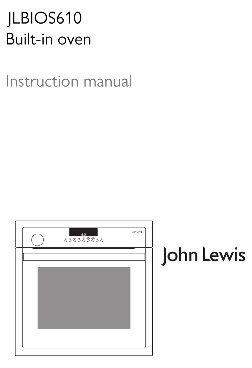 John Lewis JLBIOS610 instruction manual