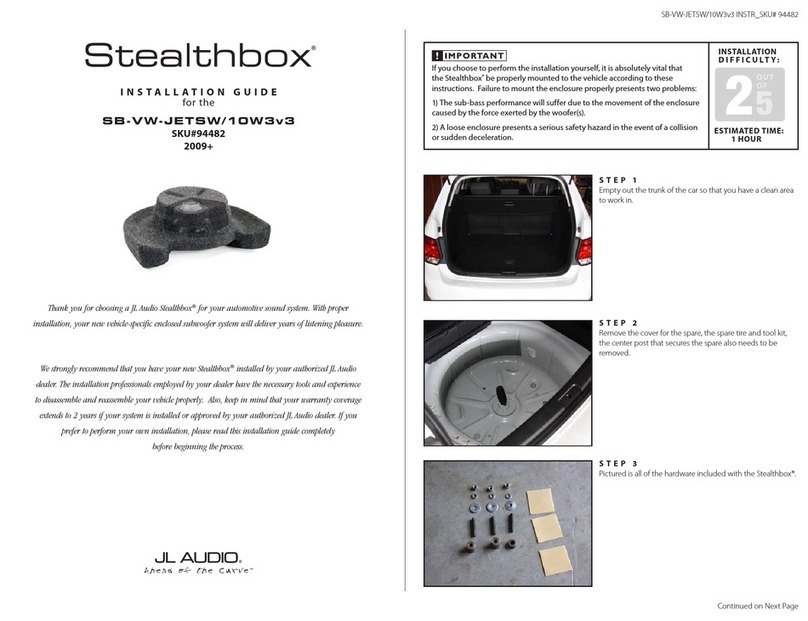 JL Audio SB-VW-JETSW/10W3v3 installation guide