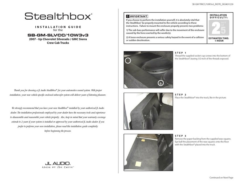 JL Audio C5-650x User manual JL Audio C5-650x User manual