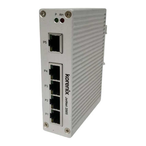 Korenix 5-port 10/100 User manual