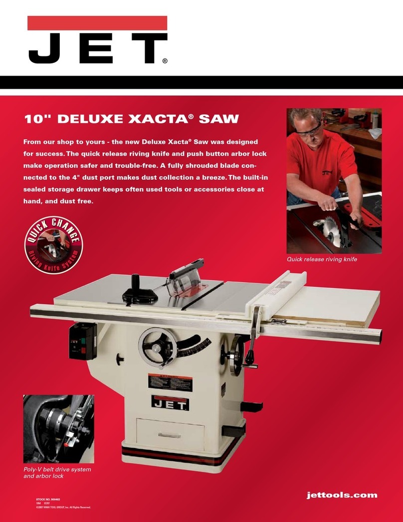 Jet JTAS-10XL30-1DX User manual