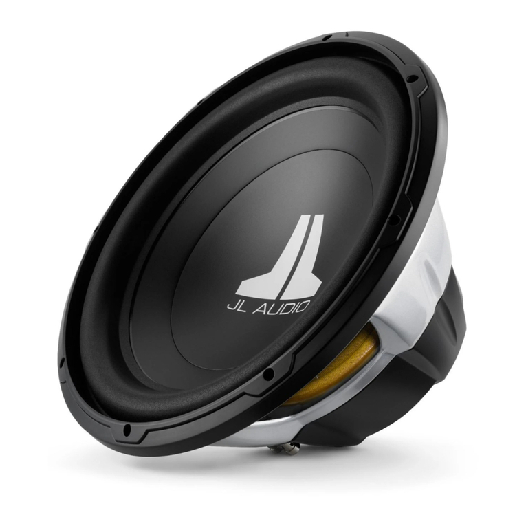 JL Audio 15W3 18W3 User manual
