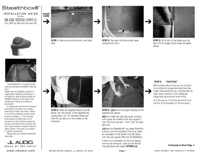 JL Audio Stealthbox SB-GM-VETC6/10W3v2 installation guide