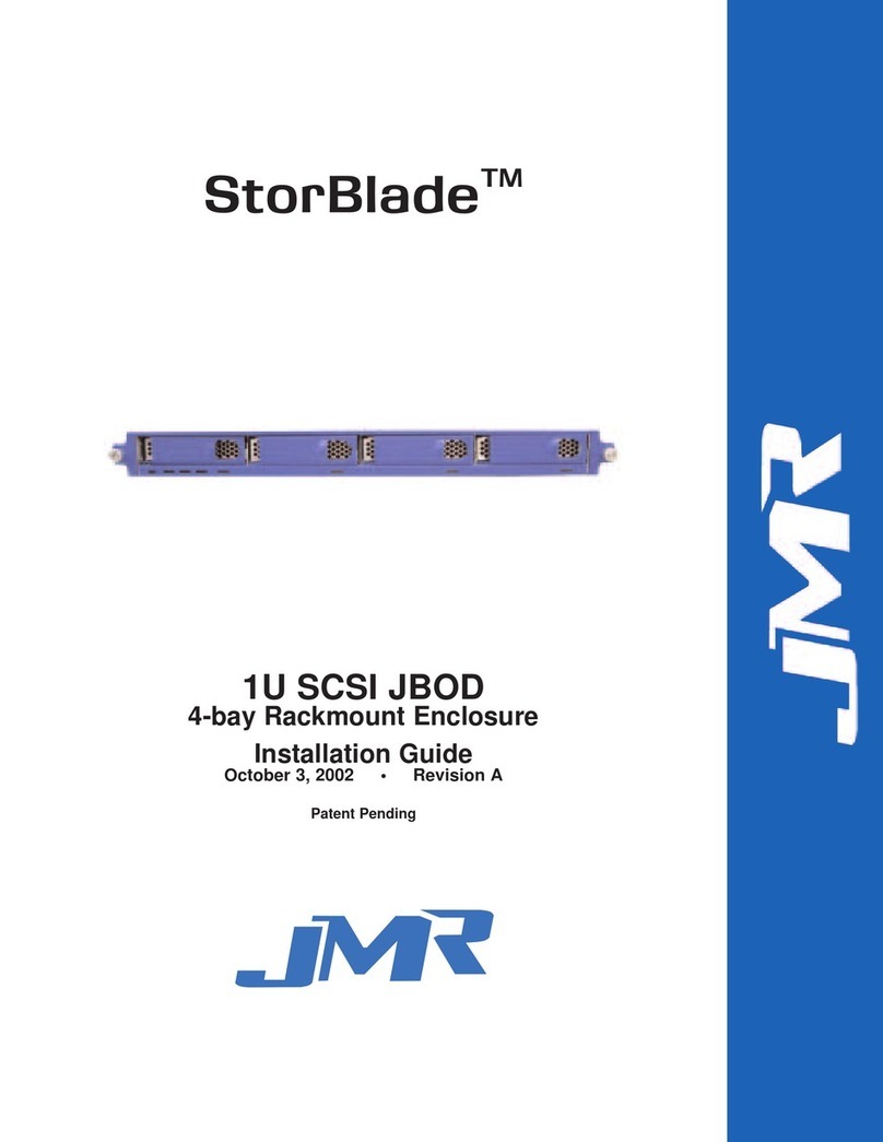 JMR electronics 1U SCSI JBOD installation guide