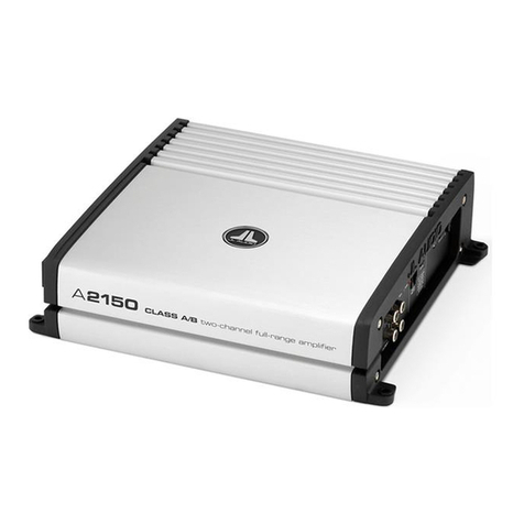 JL Audio A2150 User manual