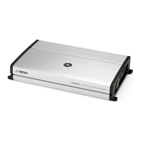 JL Audio A1800 User manual