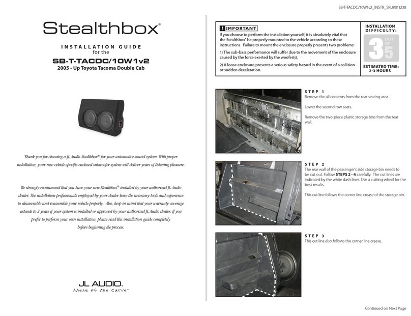 Stealthbox Stealthbox SB-T-TACDC/10W1v2 installation guide