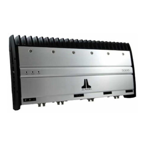 JL Audio 505 owner's manual