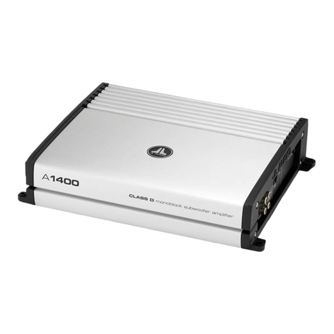 JL Audio A1400 User manual