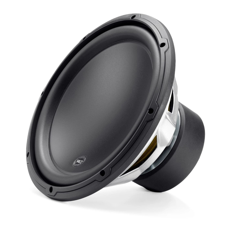 JL Audio 12W3v3-2 owner's manual