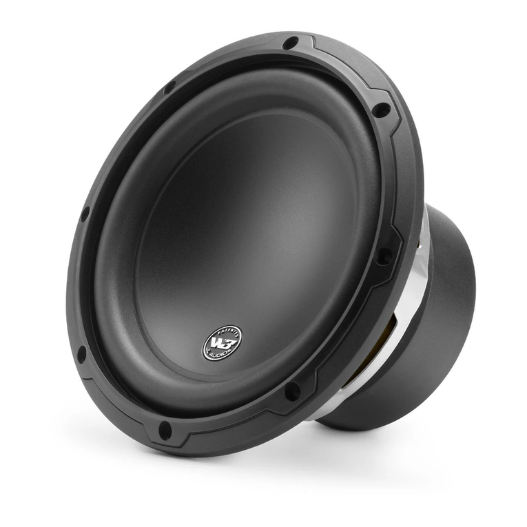 JL Audio 10W3 User manual