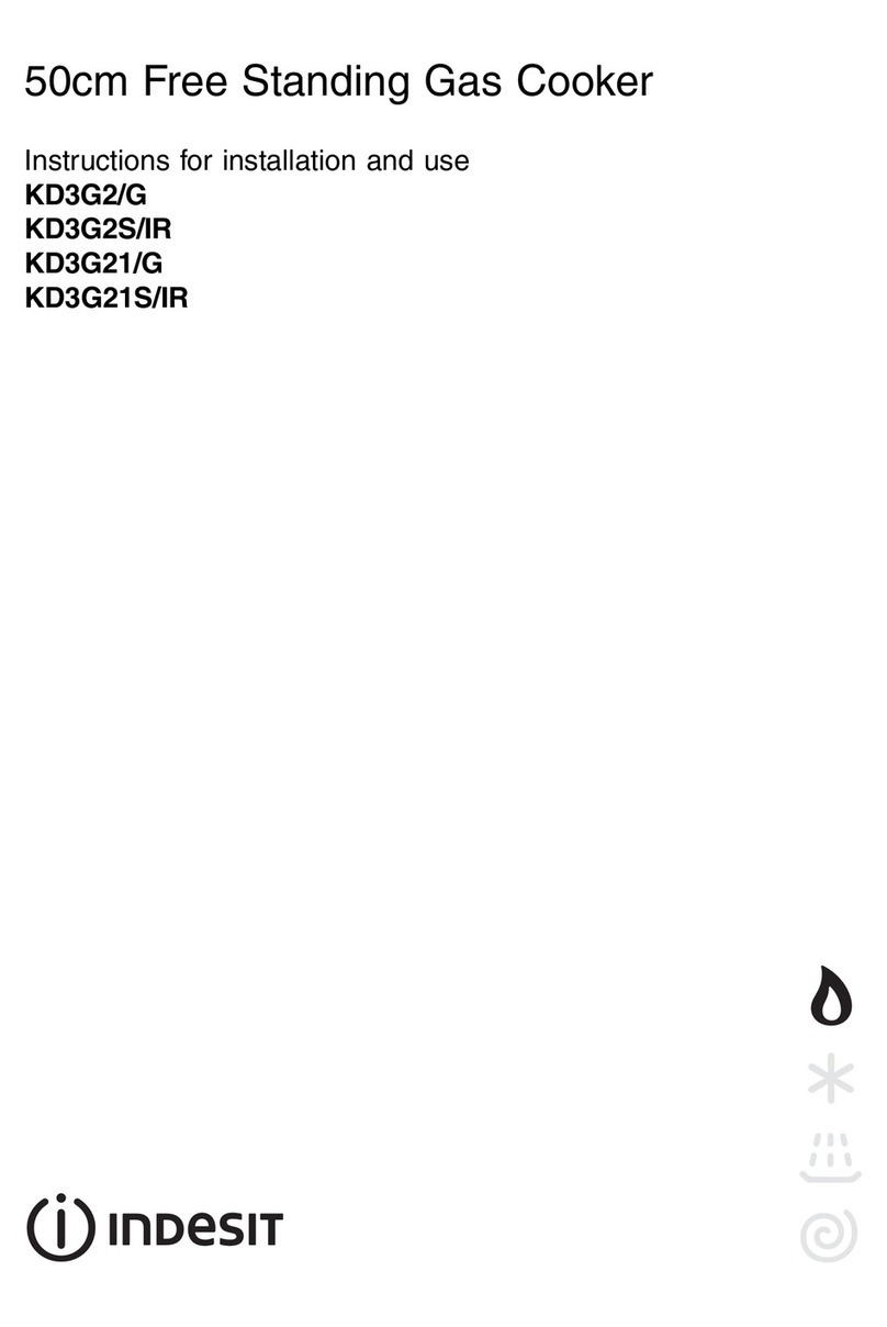 Indesit KD3G21S/IR Instructions for installation and use